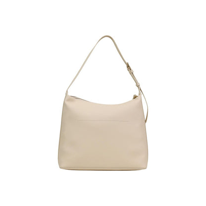 Beige Polyethylene Handbag