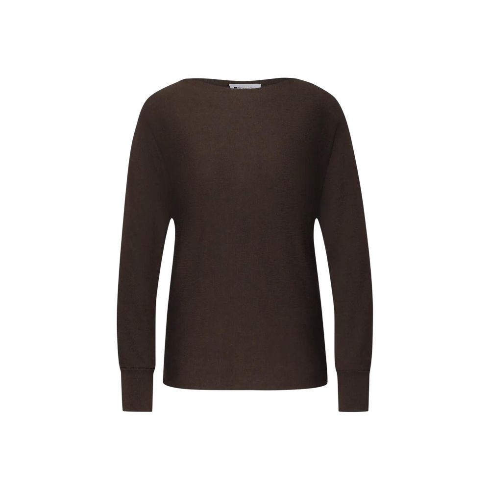 Brown Viscose Sweatshirt