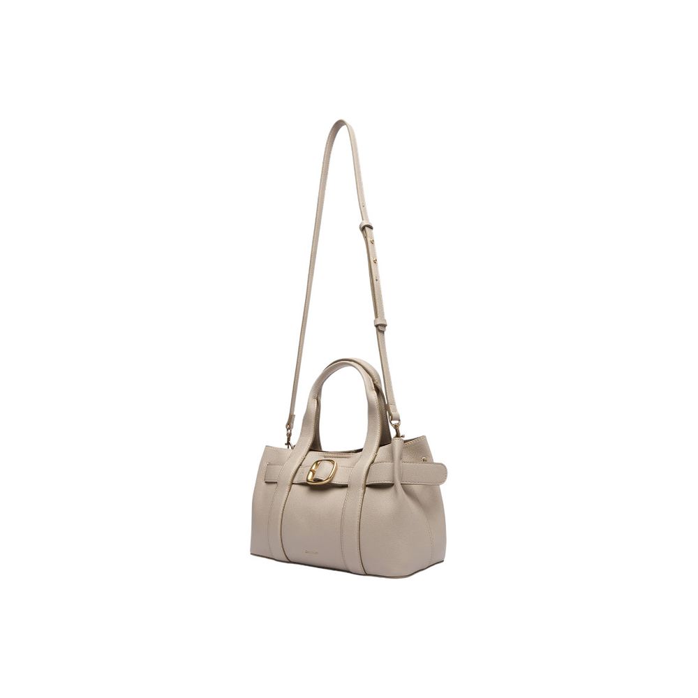 Gray Polyethylene Handbag