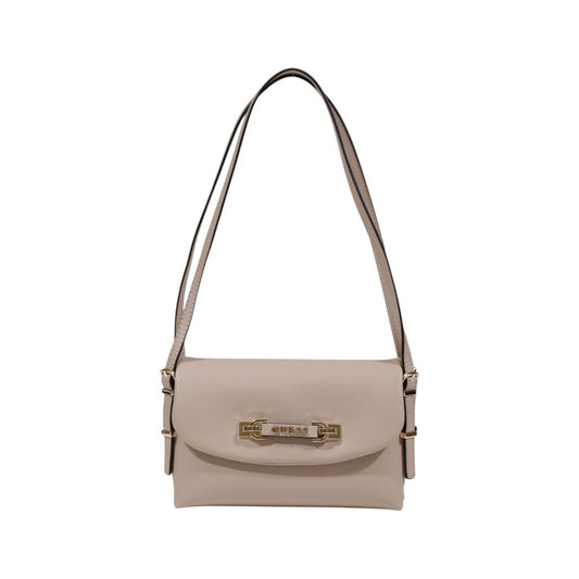 Beige Polyethylene Handbag