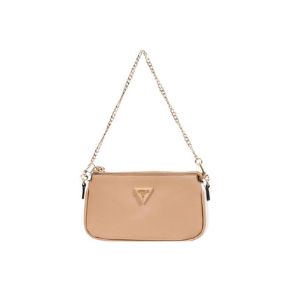 Beige Polyethylene Handbag