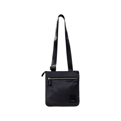 Black Polyamide Messenger Bag
