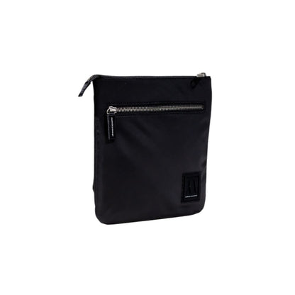 Black Polyamide Messenger Bag