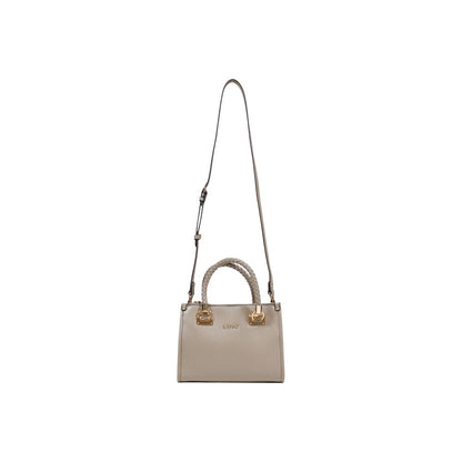 Beige Polyethylene Handbag