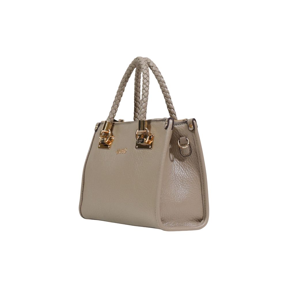 Beige Polyethylene Handbag