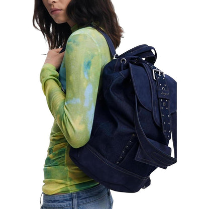 Blue Polyethylene Backpack