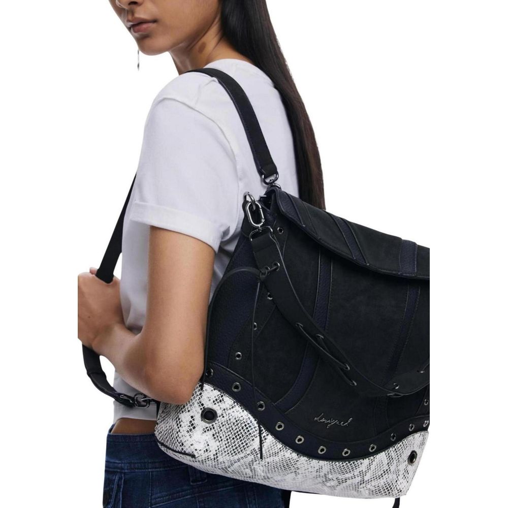 Black Polyethylene Backpack
