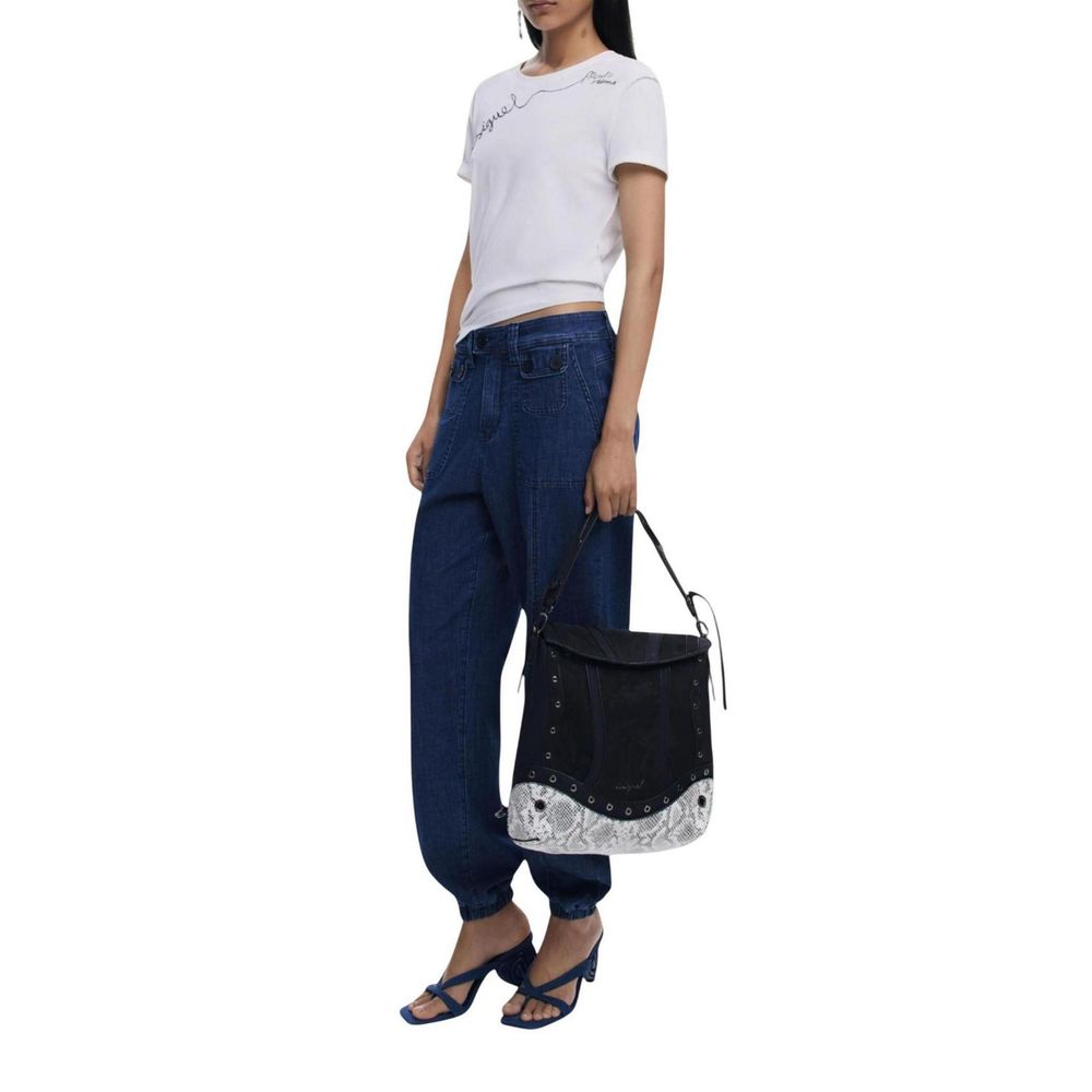 Black Polyethylene Backpack