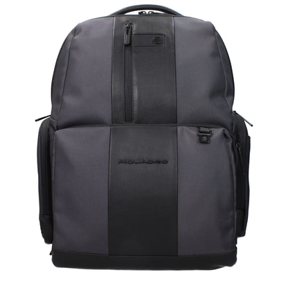 Gray Nylon Backpack