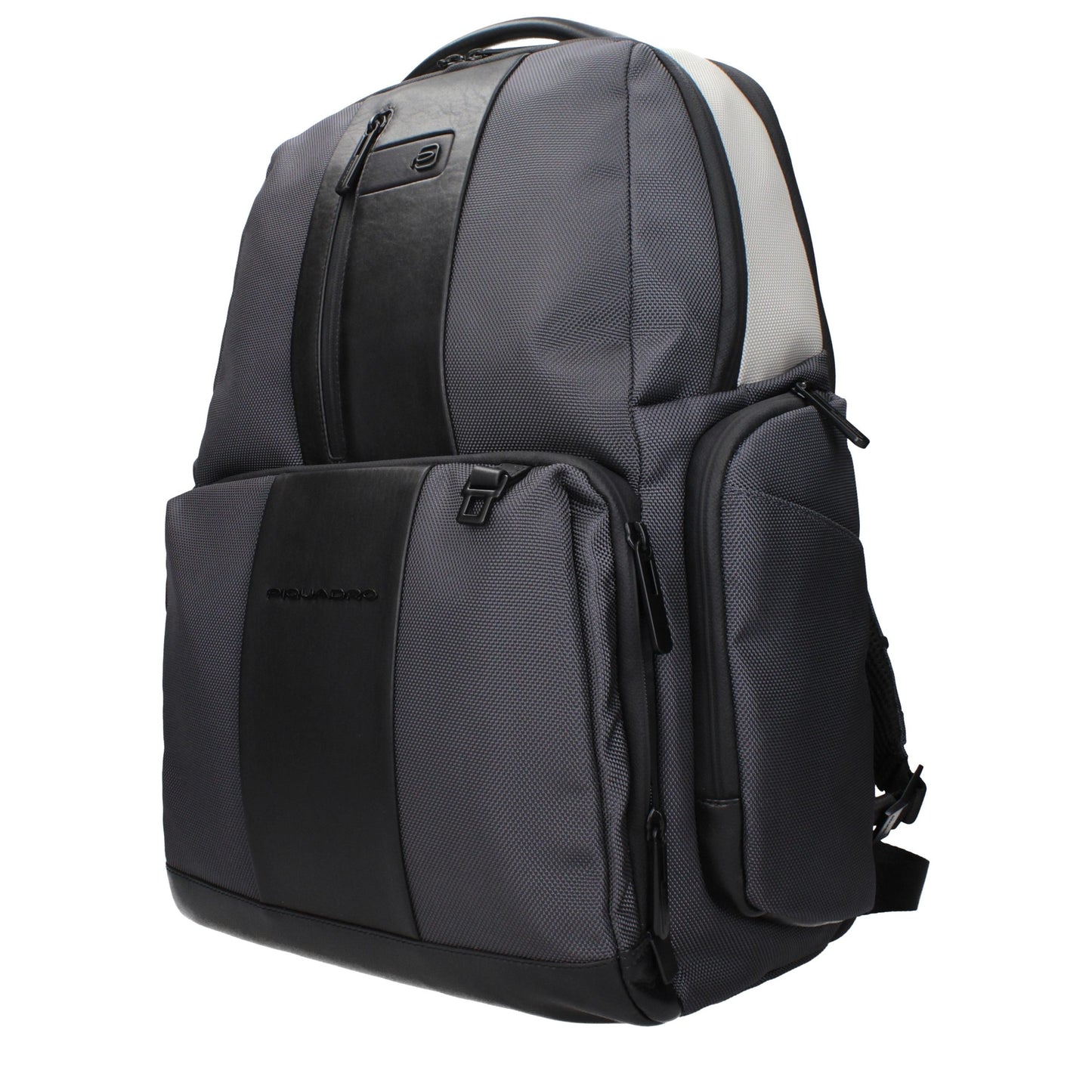 Gray Nylon Backpack
