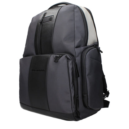 Gray Nylon Backpack