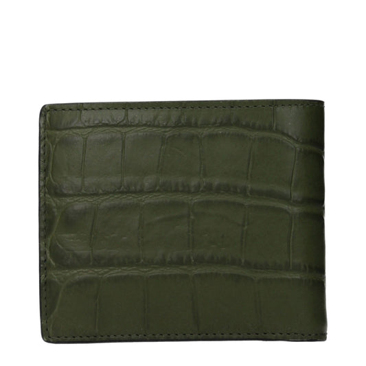 Green Leather Wallet
