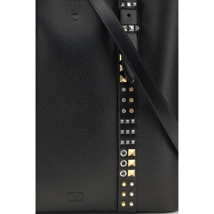 Black Calf Leather Bos Taurus Shoulder Bag