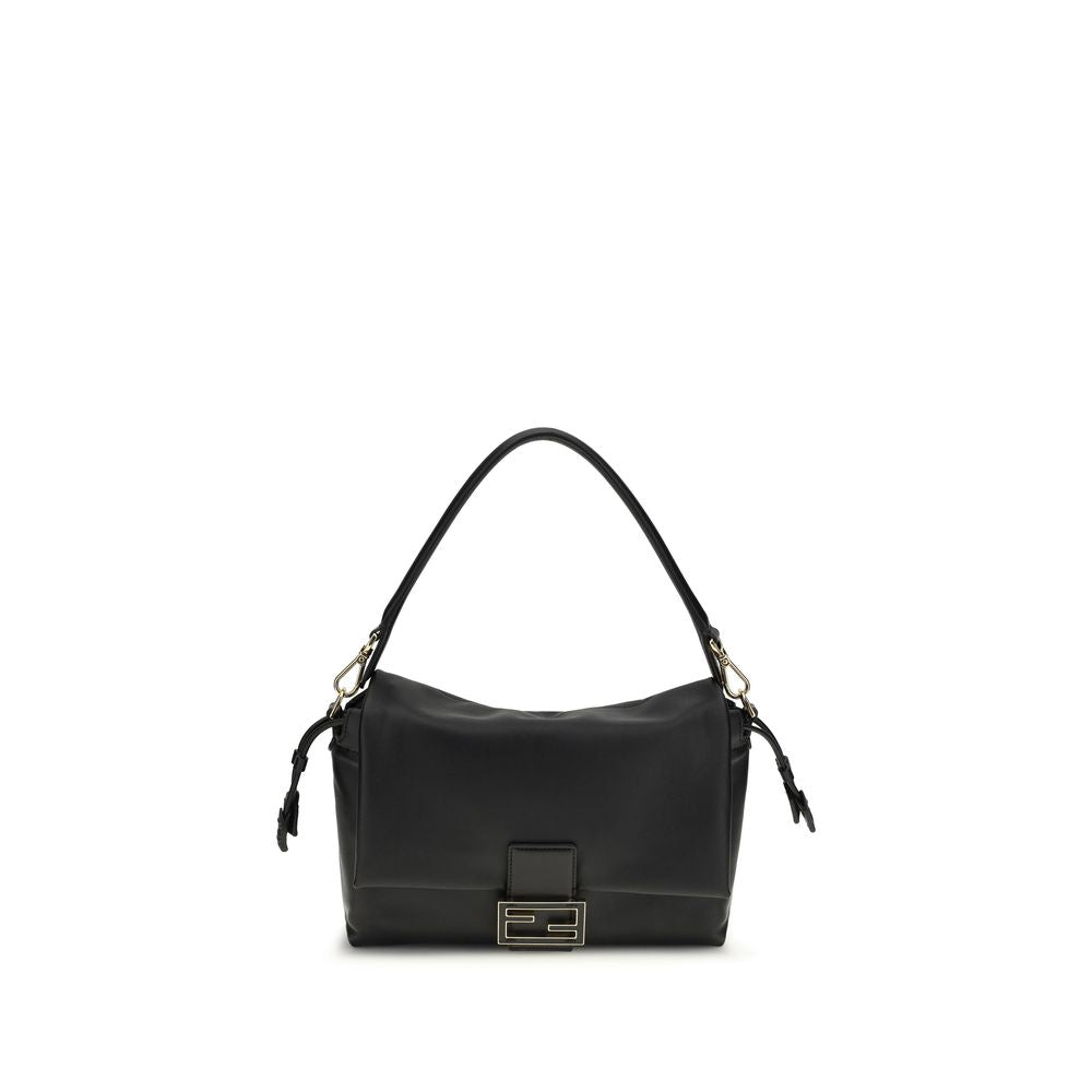 Black Calf Leather Bos Taurus Shoulder Bag