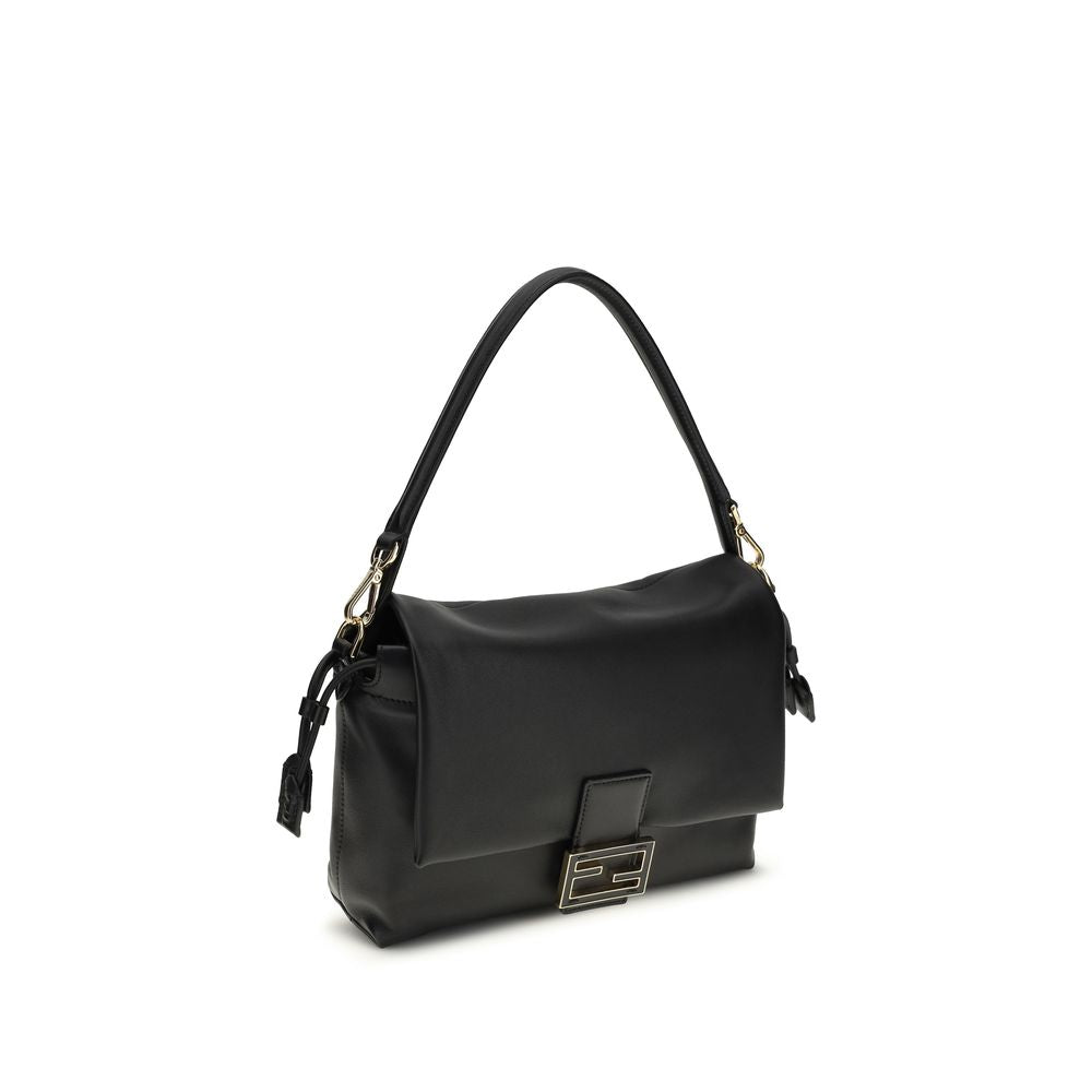 Black Calf Leather Bos Taurus Shoulder Bag