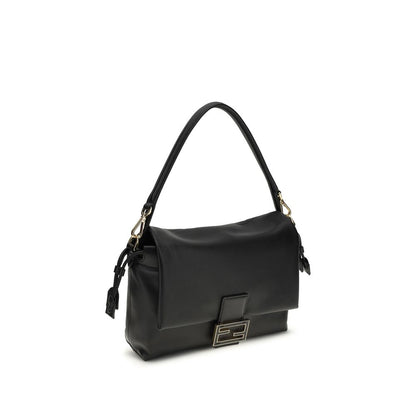 Black Calf Leather Bos Taurus Shoulder Bag