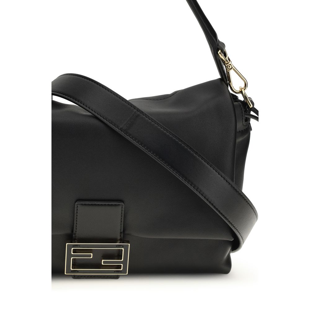 Black Calf Leather Bos Taurus Shoulder Bag