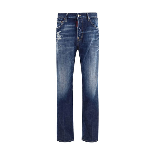 Blue Cotton Jeans Denim