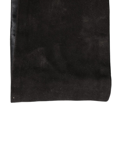 Black Velvet Wide Belt Waist  Cummerband Men