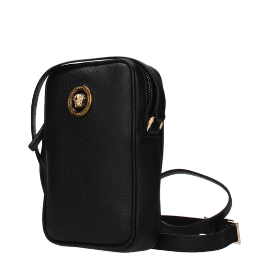 Black Leather Crossbody Bag