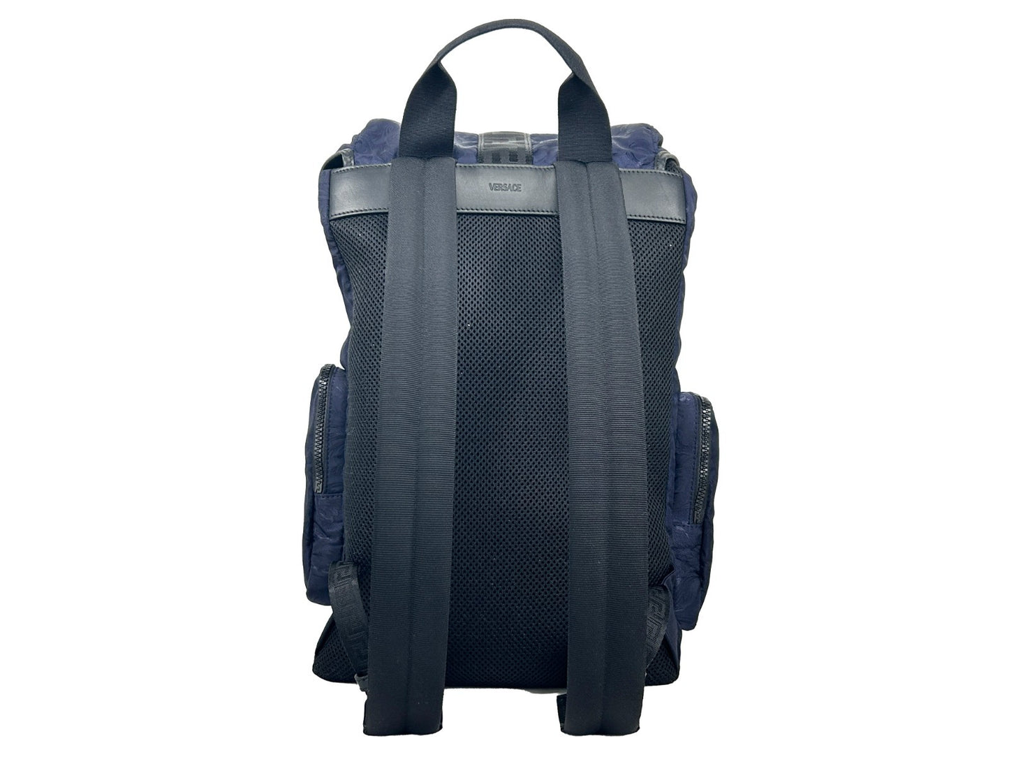 Versace Medusa Nylon Buckle Drawstring Backpack Bag