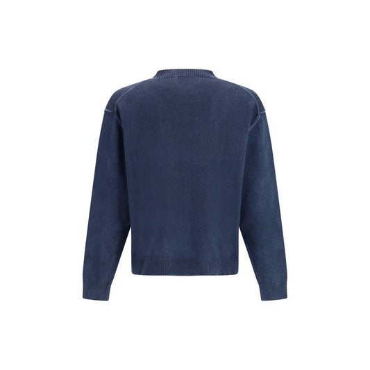 Blue Polyester Sweatshirt
