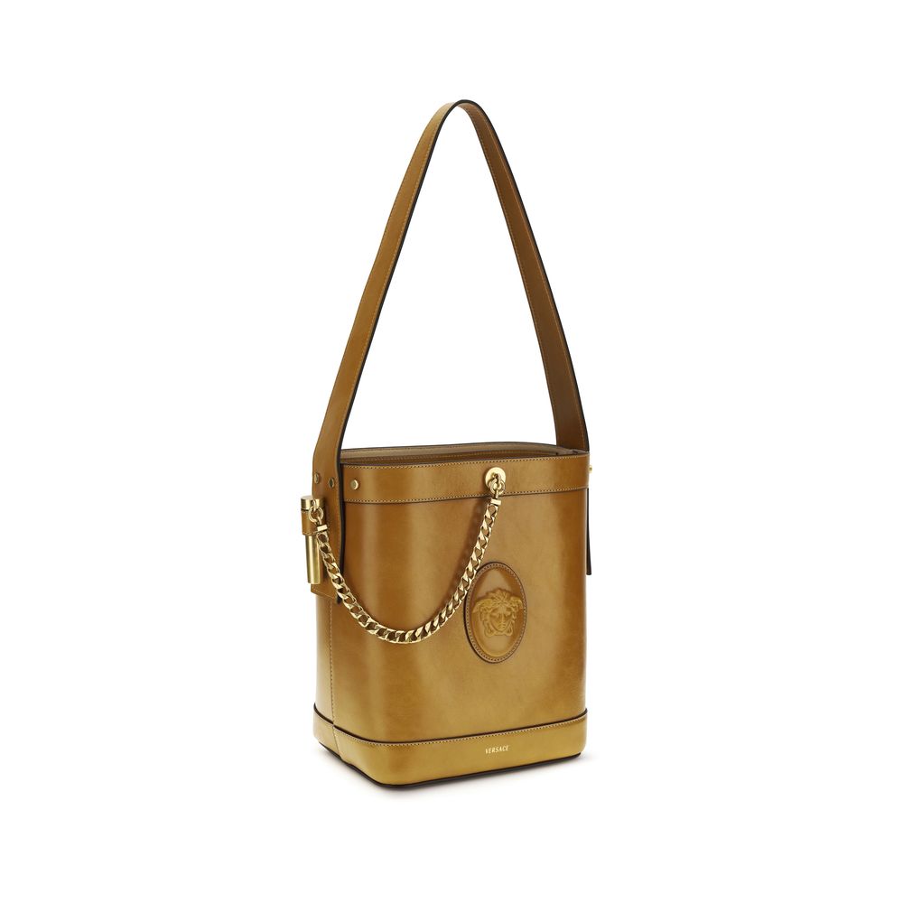 Brown Calf Leather Bos Taurus Backet Bag