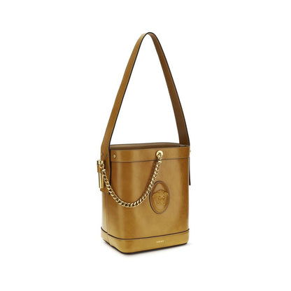 Brown Calf Leather Bos Taurus Backet Bag