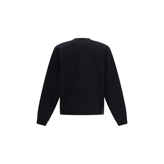Black Cotton Sweatshirt
