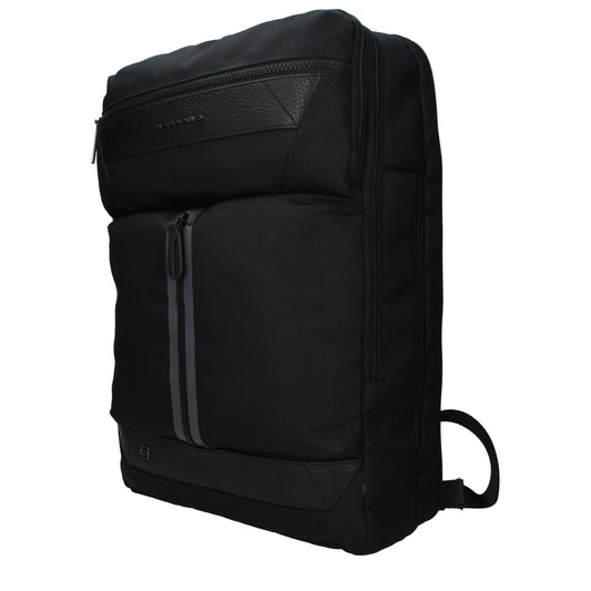 Black Fabric Backpack