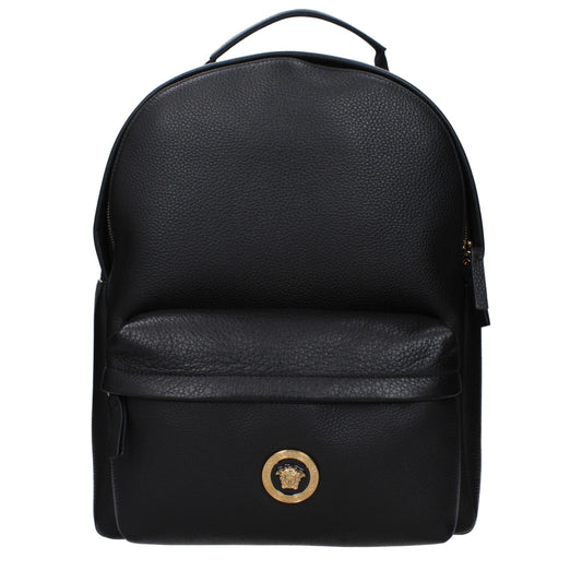 Black Leather Backpack