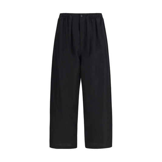 Black Linen Bottoms Sleepwear