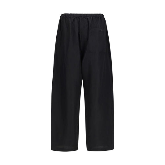 Black Linen Bottoms Sleepwear