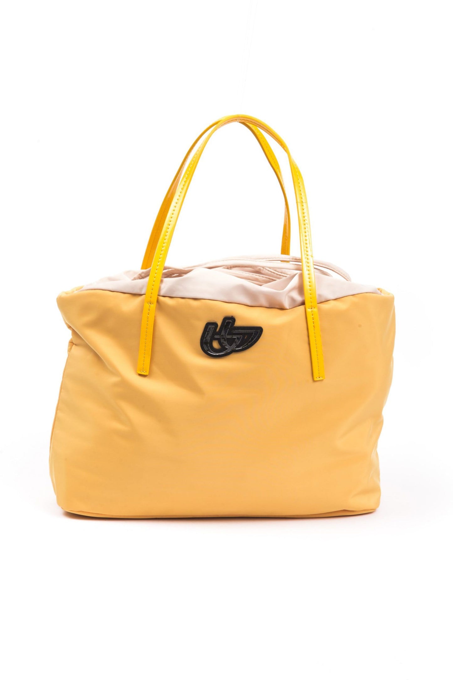 Yellow Polyester Shoulder Bag