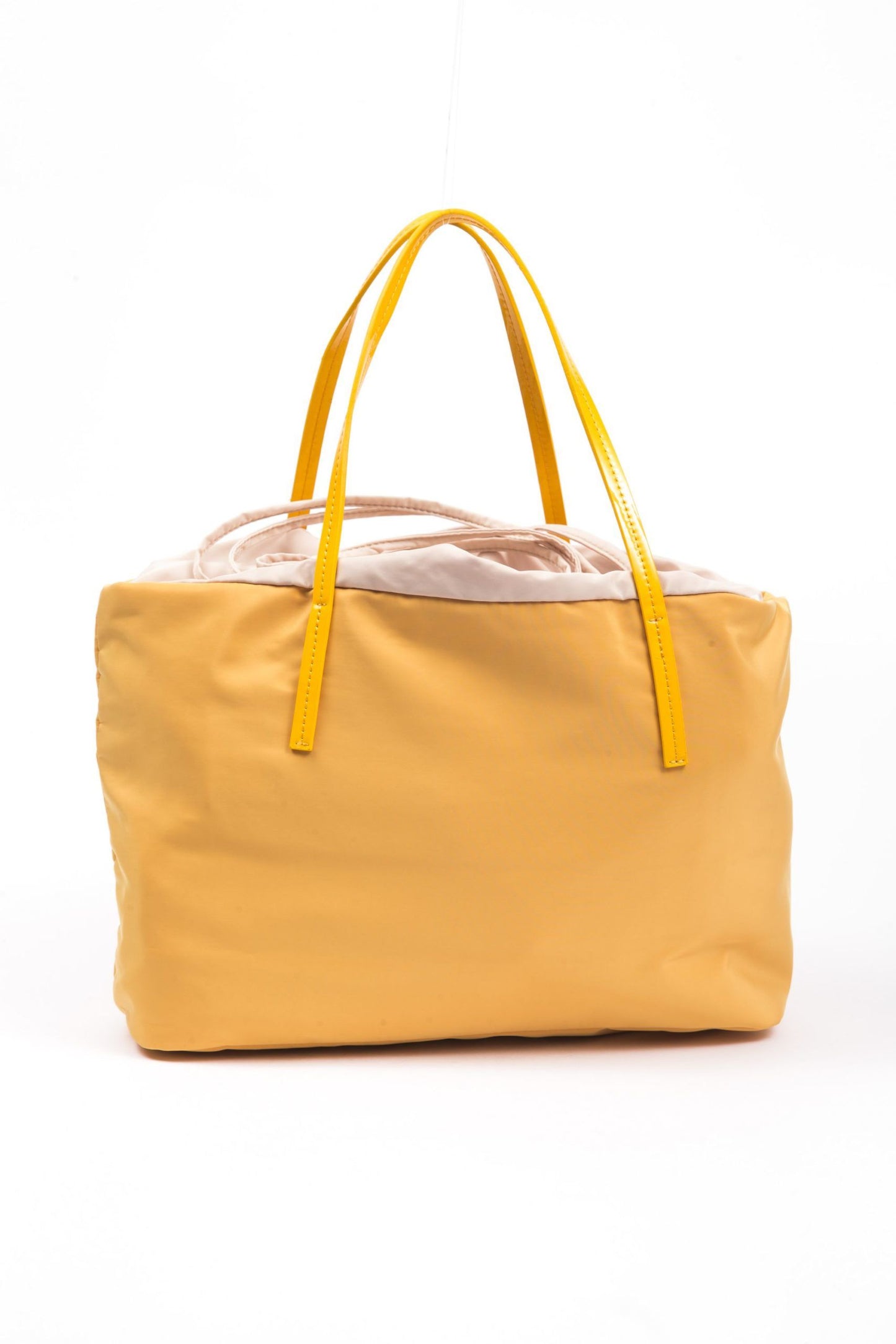 Yellow Polyester Shoulder Bag