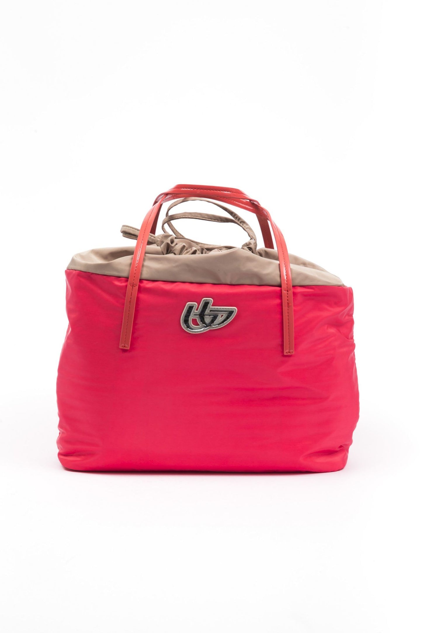 Red Polyester Shoulder Bag