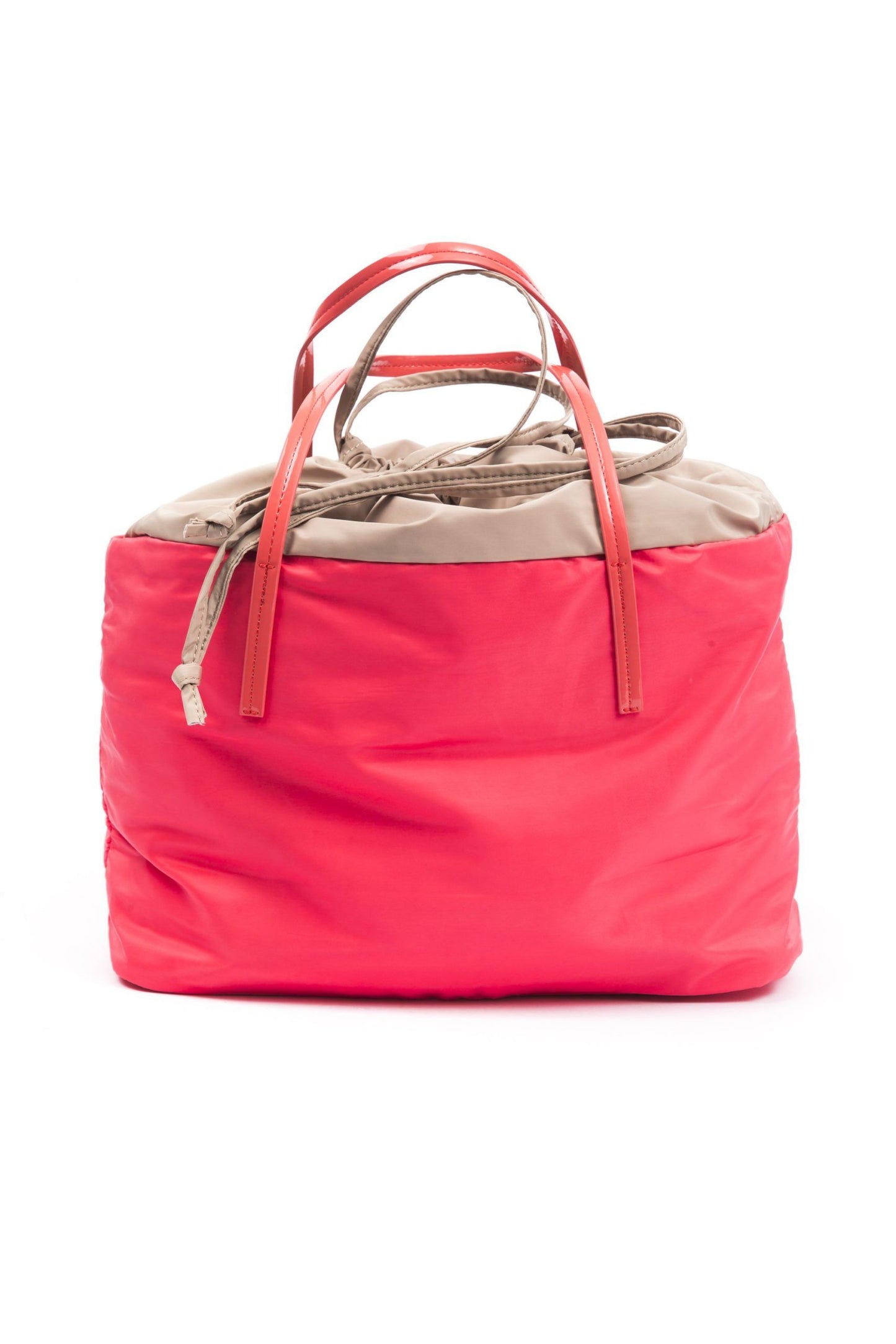 Red Polyester Shoulder Bag