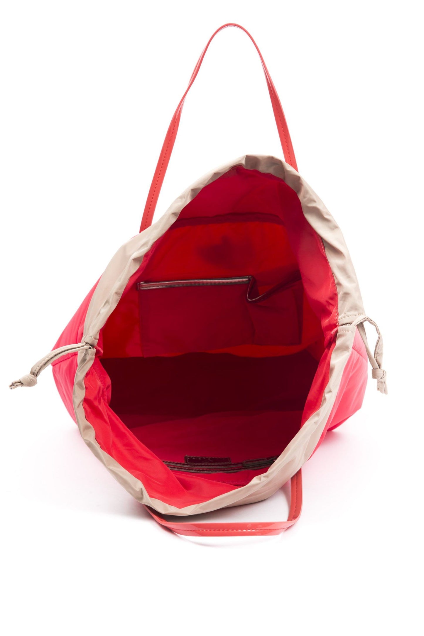 Red Polyester Shoulder Bag