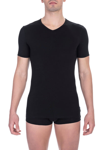 Black Cotton T-Shirt