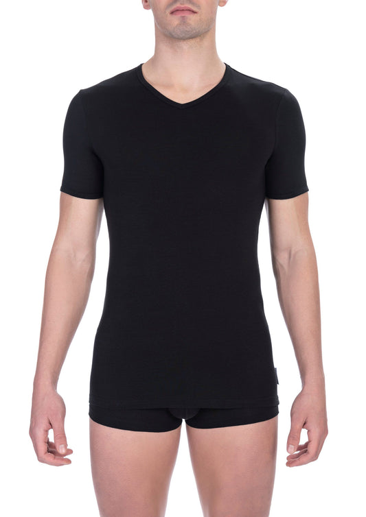 Black Cotton T-Shirt