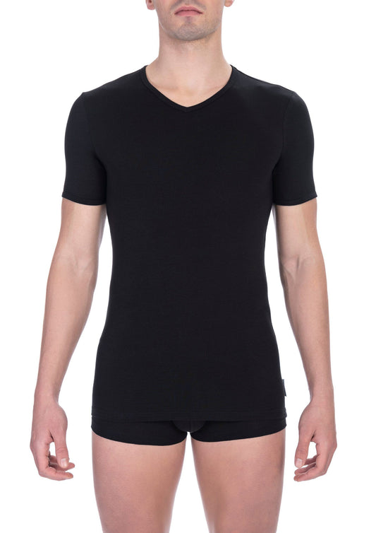 Black Cotton T-Shirt