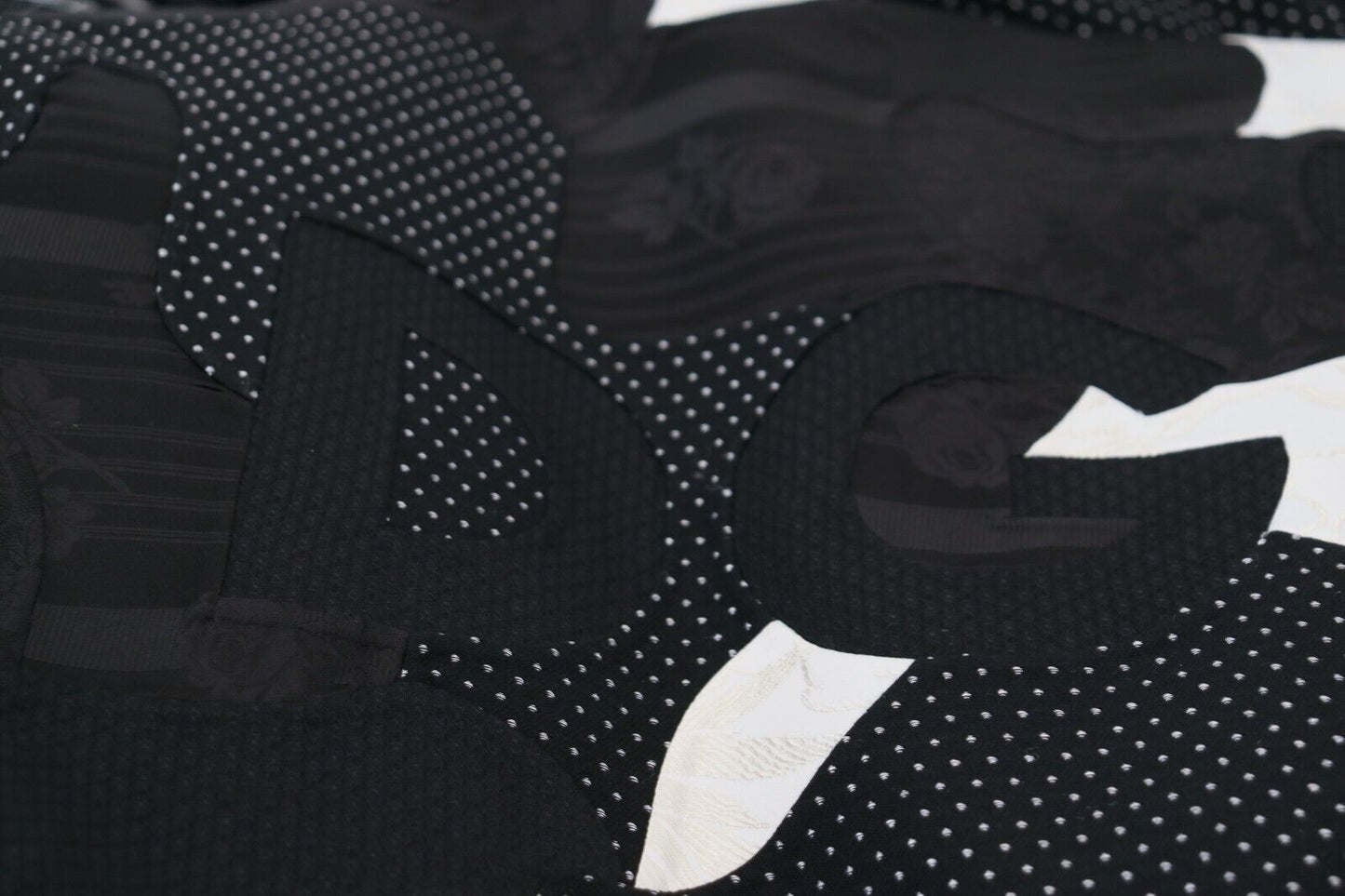 Black White Fur Shearling Full Zip Jacket