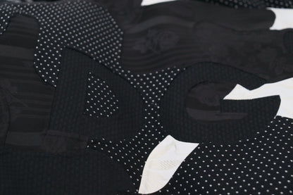 Black White Fur Shearling Full Zip Jacket