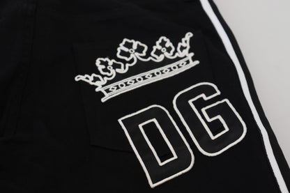 Black Cotton DG Crown Men Denim Jeans