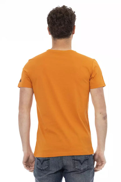 Orange Cotton Men's T-Shirt