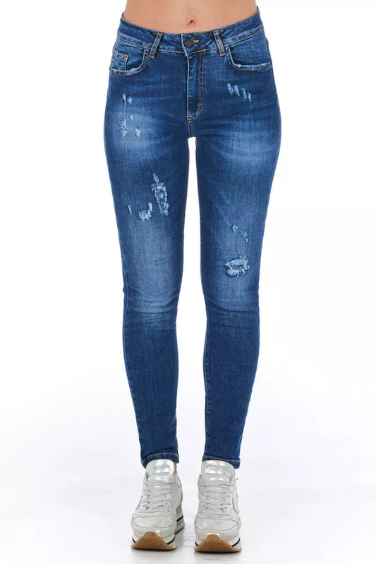 Blue Other Fibres Women Jeans