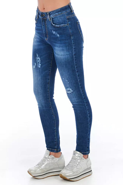 Blue Other Fibres Women Jeans