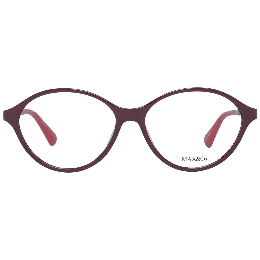 Burgundy Plastic Glasses (Frames)
