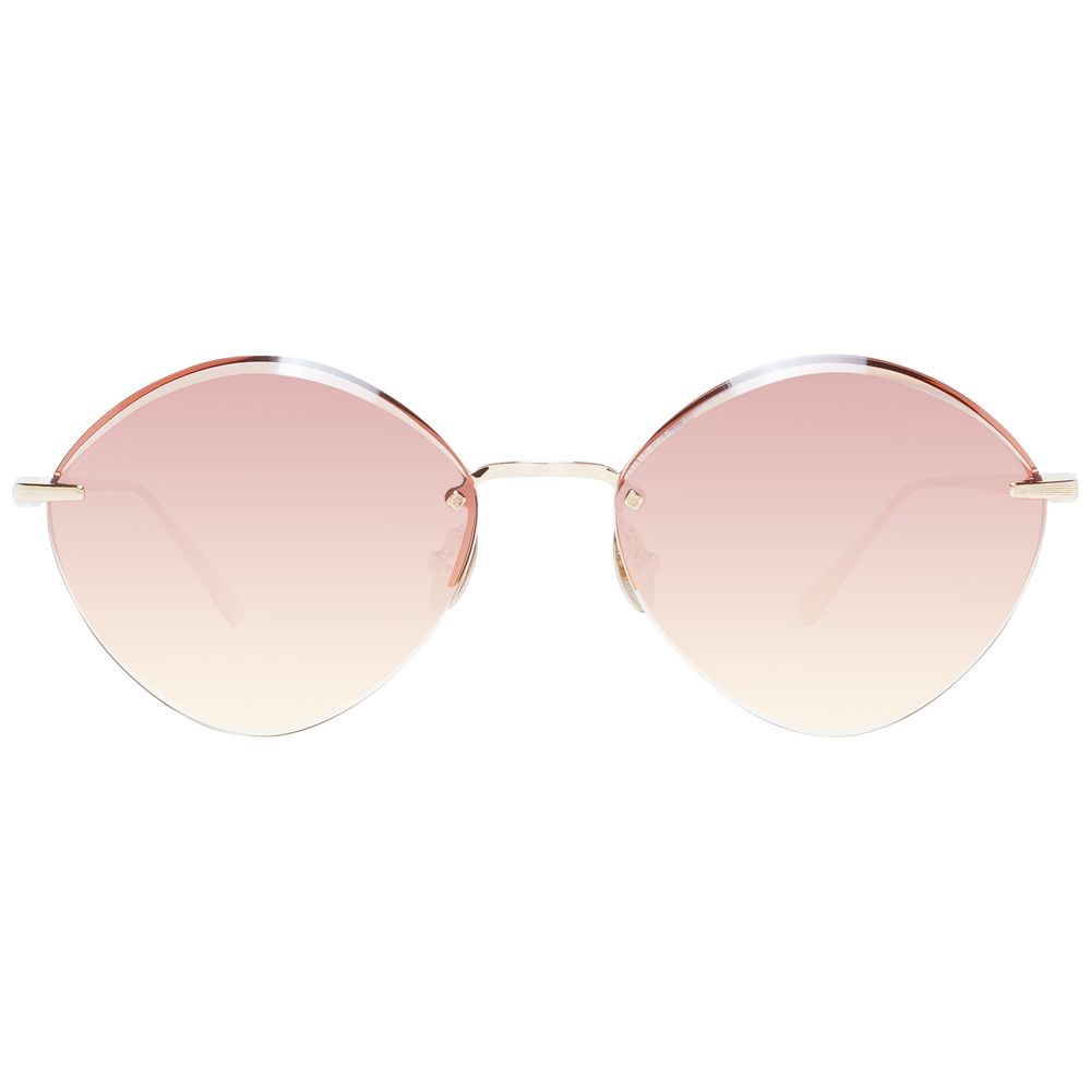 Gold Stainless Steel Sunglasses