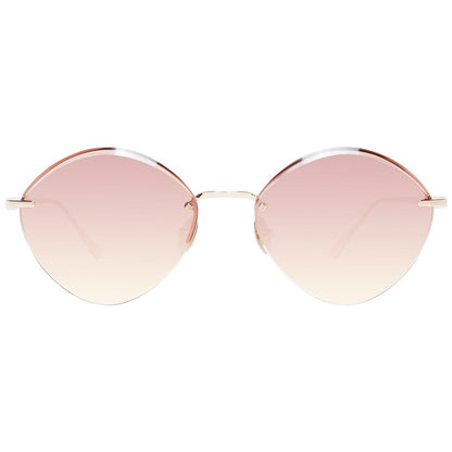 Gold Stainless Steel Sunglasses
